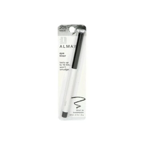 Almay Eyeliner Pencil, Black [ 205 ], 0.01 oz ( Pack of 2 )