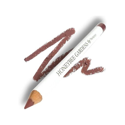 Honeybee Gardens Irresistible Lip Liner In Perfection, Mocha Rose Color, Long-Lasting, Gluten-Free, Vegan, 0.04 oz