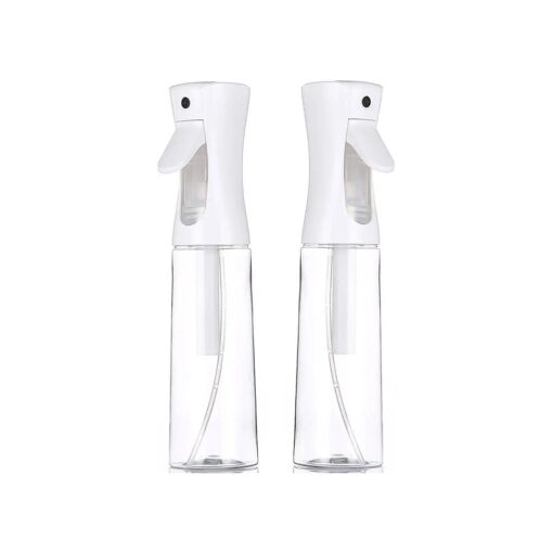 URBEST Continuous Mist Spray Bottle - 2 Pack 10.1OZ Empty Ultra Fine Water Mist Sprayer for Hairstyling, Salons, Cleaning, Plants, Misting & Skin Care