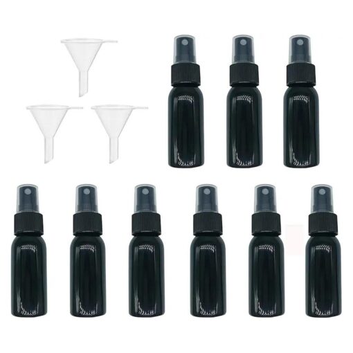 36Pack 1 Ounce spray bottles Refillable Fine Mist Spray Bottles Perfume Sprayer Bottle Cosmetic Atomizers Spray Bottles for cleaning ( Black )