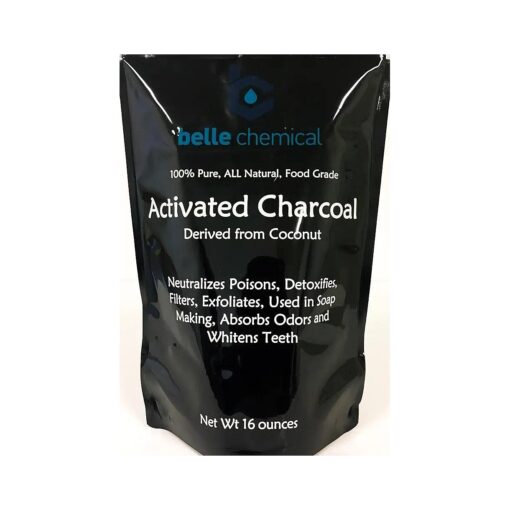 ( 1LB ) Organic Coconut Activated Charcoal Powder - Food Grade, Kosher - Teeth Whitening, Facial Scrub, Soap Making ( 1 Ounce to 5 pounds ( 1 Pound )