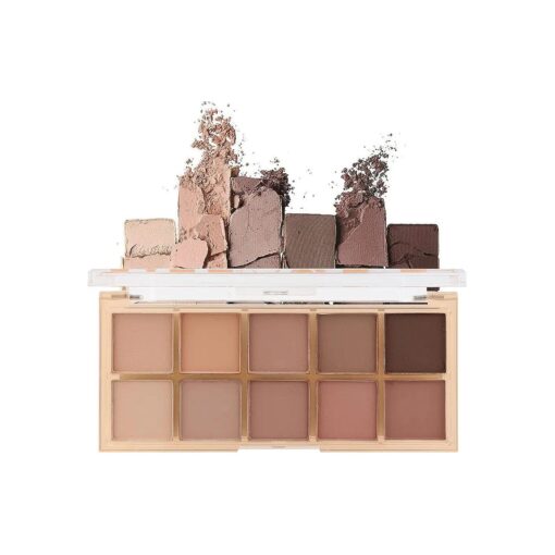 AMY 'S DIARY 10 Colors Nude Eyeshadow Eye Shadow Palette Makeup, Matte Naked, Ultra-Blendable, Naturing-Looking, Long Lasting, Cement Color Neutral Nudes EyeShadow