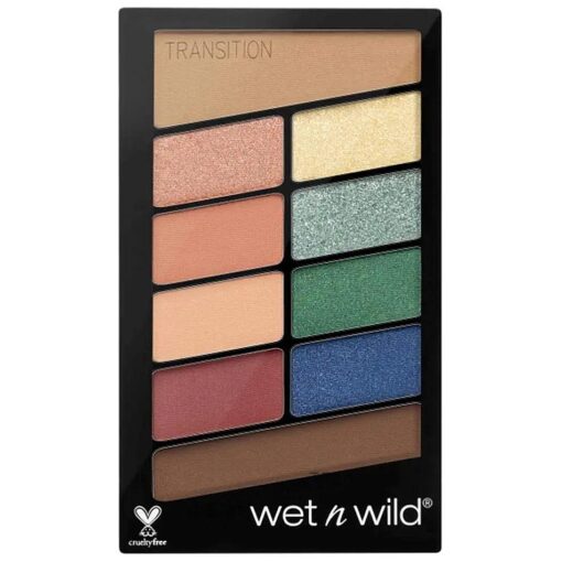 Wet n Wild Color Icon 10 Pan Palette Stop Playing Safe, Multicolor Color, 10 g