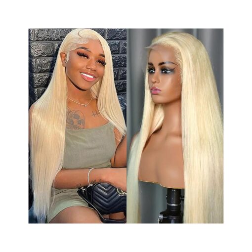 613 13x6 Lace Front Wig Human Hair Straight 613 HD Lace Frontal Wig 13X6 200 Density Blonde Lace Front Wigs Human Hair Pre Plucked With Baby Hair ( 30 Inch, 613 13x6 Straight )