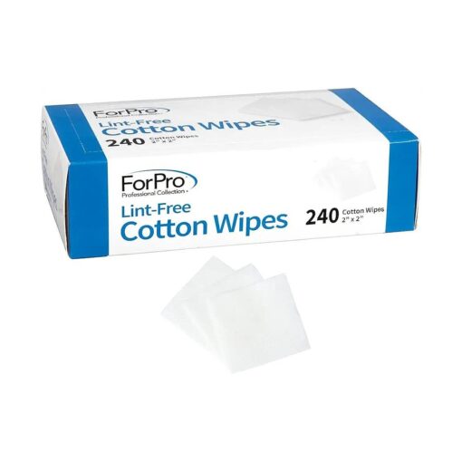 ForPro Professional Collection Lint-Free Cotton Wipes, 100 % Pure Cotton Gauze, 2" x 2", White, 240-Count