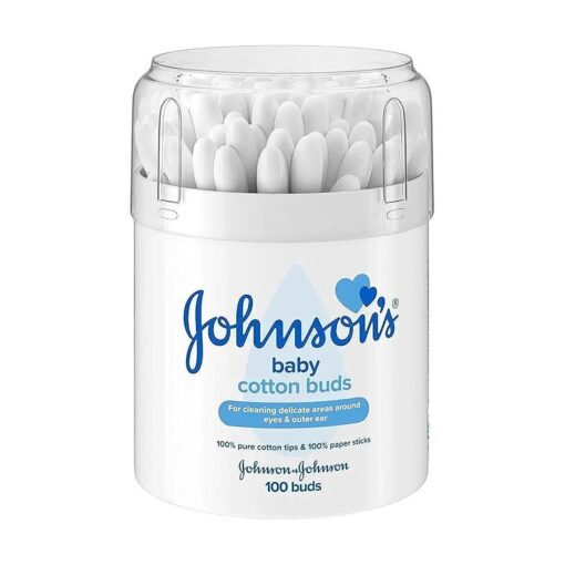 Johnson 'S Baby Cotton Buds - 1 X 100 Drum