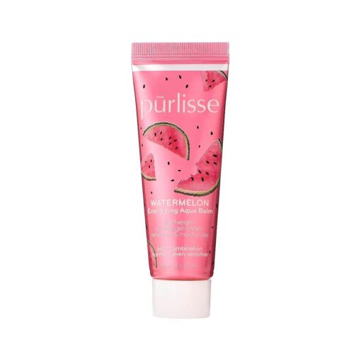 Sunnyholiday purlisse Watermelon Energizing Aqua Balm : Cruelty-free & clean, Paraben & Sulfate-free, Aloe Vera hydrates, White Tea protects skin | 1.7oz