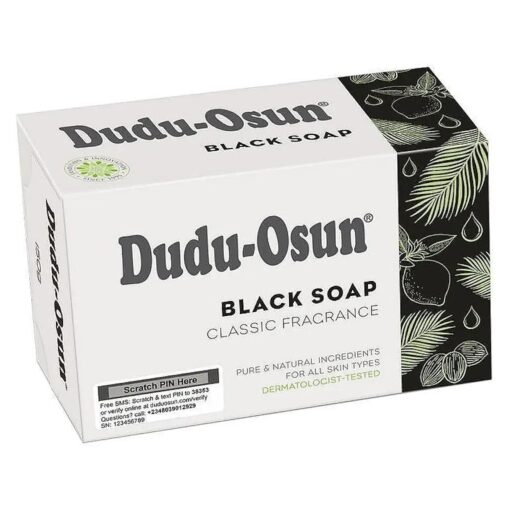 Dudu-osun, Classic Fregrance, African Black Soap, 100 % Pure, ( Pack of 6 ), 150g For Each Pack .