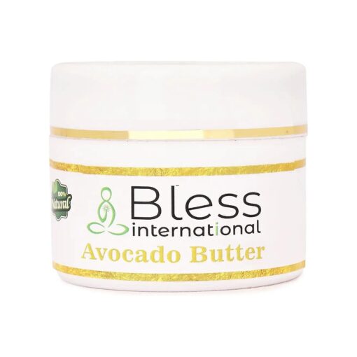 Organic Raw Avocado Butter 100 % Pure, Natural & Unrefined| Skin Moisturizer For Face, Body & Hair| 4 OZ/115 GM Ivory/White Grade A | DIY Creams, Balms, Lotions, Soaps| Softens Dry & Tough Skin