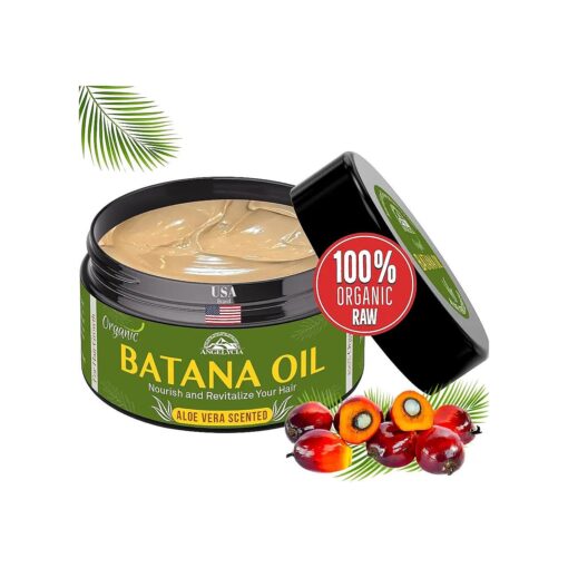 Batana Oil For Hair Growth | 100 % Organic Raw Batana Oil | Dr. Sebi Batana Oil from Honduras | Nourish Strengthen Prevent Hair Loss | All Hair Types | Batana Oil Organic Hair Mask | Hair Growth Oil