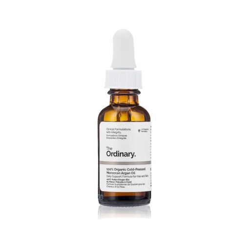 The Ordinary 100 Percent Organic Cold Pressed Moroccan Argan Oil for Unisex - 1 oz Oil