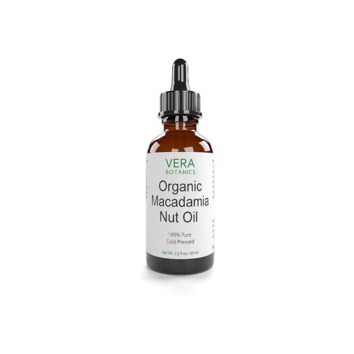 ORGANIC MACADAMIA NUT OIL 100 % Pure & Natural, Unrefined, Cold-Pressed For Face, Dry Skin, Nails, Lips, Body & Hair - Reduce Hair Breakage, Even Out Skin Tone, Therapeutic Massage