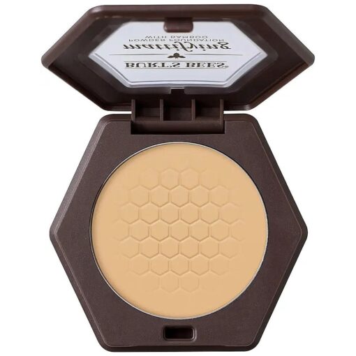 Burt 's Bees 100 % Natural Origin Mattifying Powder Foundation, Vanilla, 0.3 Ounce, Packaging May Vary