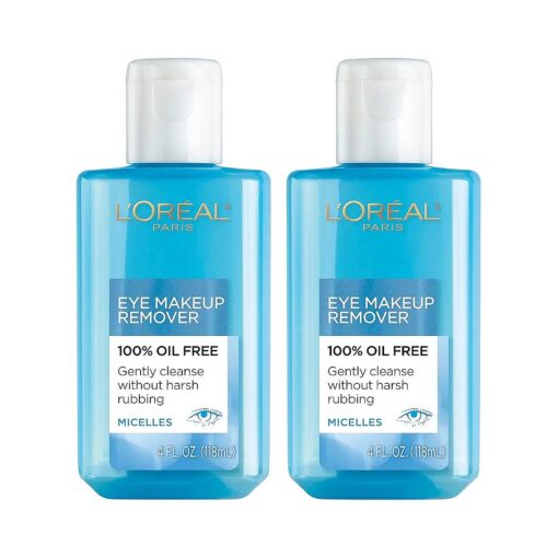 L'Oreal Paris Clean Artiste Oil Free Eye Makeup Remover, 2 Count