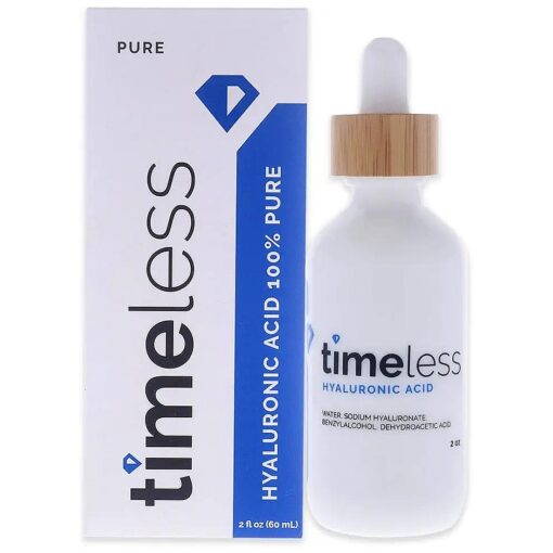 Timeless Skin Care Hyaluronic Acid 100 Percent Pure Serum Unisex 2 oz