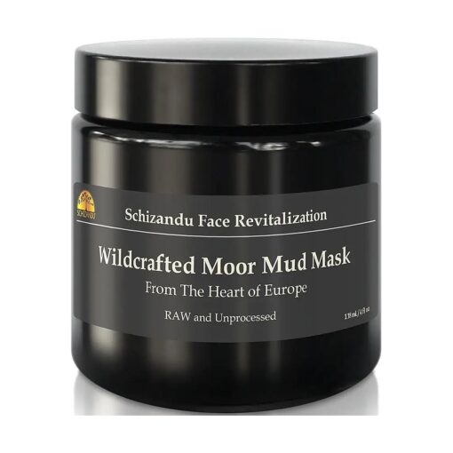 Mud Mask Stimulating 100 % Natural Facial Moor Mud Mask | 4 oz, Jar | Use Daily for Cleansing, Detoxification, Hydration, and Cellular Regeneration with Fulvic Acid