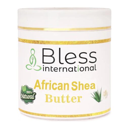 Organic Raw African Shea Butter 100 % Pure, Natural & Unrefined| Skin Moisturizer For Face, Body & Hair| 1 LBS/450 GM Ivory/White Grade A | DIY Creams, Balms, Lotions, Soaps| Moisturizes Dry Skin