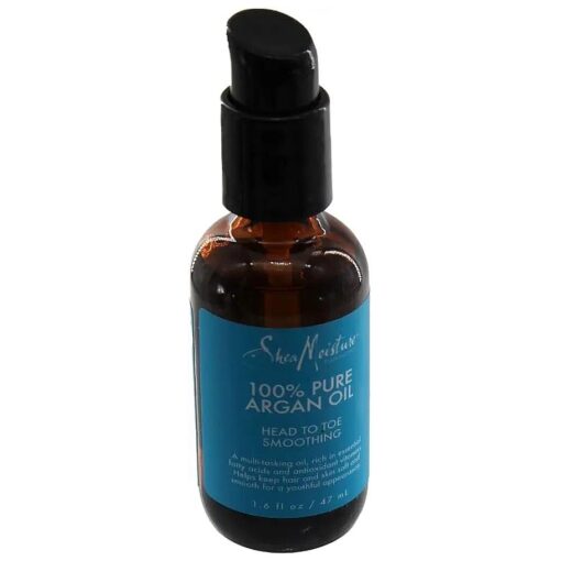 Sheamoisture Multi-Tasking Oil for Smooth Hair and Skin 100 % Pure Argan Oil Head-to-Toe Formula 1.6 Fl Oz