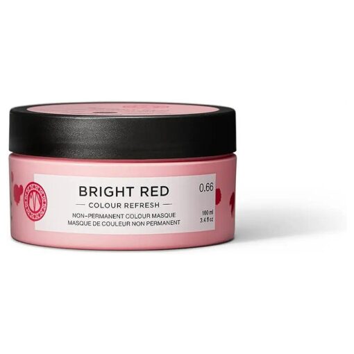 Maria Nila Colour Refresh, 3.4 Fl Oz, Hair Mask, Semi-Permanent Pigments, 100 % Vegan & Sulfate/Paraben free