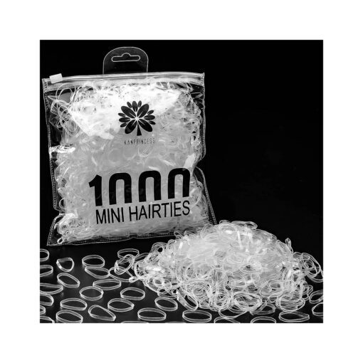 1000PCS Hair Rubber Bands ( clear )