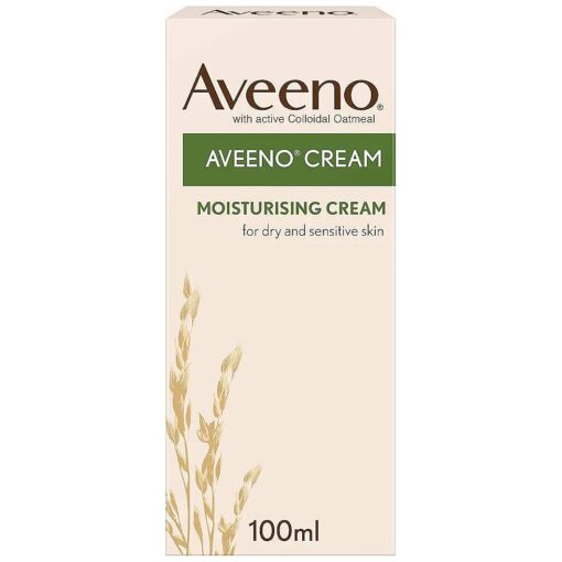 Aveeno, Moisturising Cream Colloidal Oatmeal, Shea Butter, 100ml