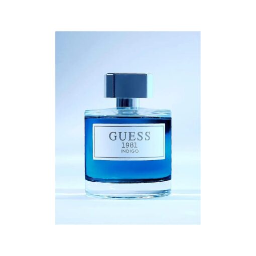 GUESS Factory Men 's Guess 1981 Indigo 3.4 oz 100 ml Eau De Toilette Spray for Men,10009396