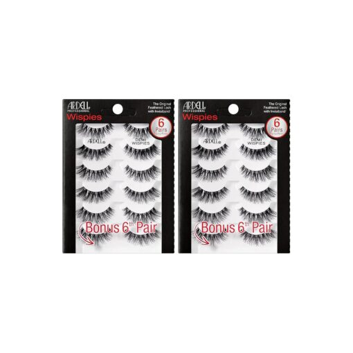 Ardell Multipack Demi Wispies False Lashes 6 Pairs x 2 pack