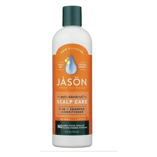 JASON Dandruff Relief 2-in-1 Treatment Shampoo and Conditioner, 12 Ounce Bottle