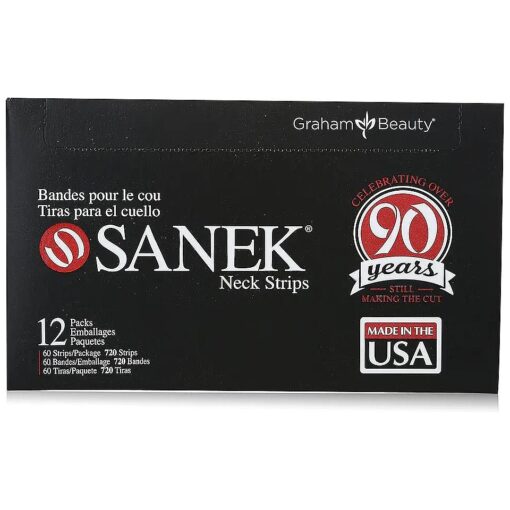 Sanek Display Neck Strips, 60 Count, Pack of 12