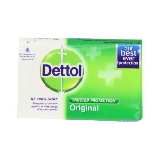 Dettol Soap, Original, 70 Gram Bars ( Pack of 12 )