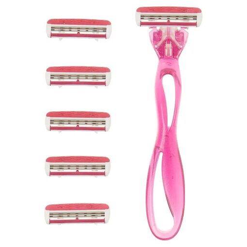 BIC Click 3 Soleil Women 's Disposable Razors, 3 Blades With a Moisture Strip For a Smoother Shave, 12 Piece Razor Set