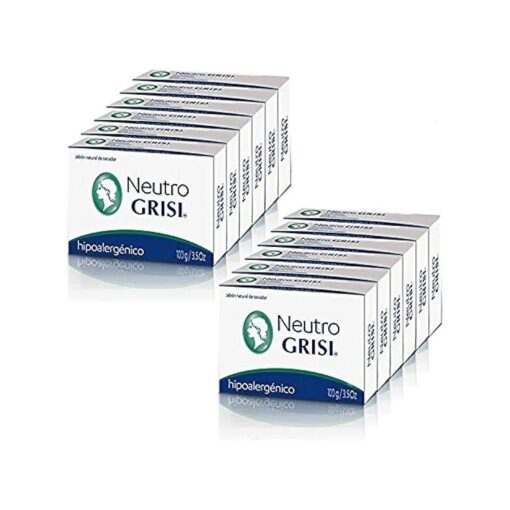 12pk - Neutral Soap - Jabon Neutro - Grisi ( 3.5 Oz, X 12 Units )