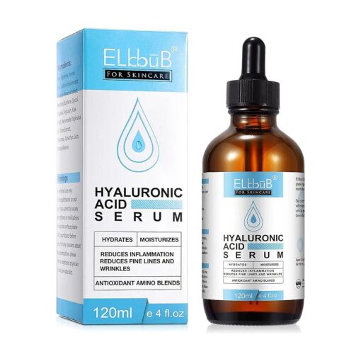 Hyaluronic Acid Serum for Face - 120ml Anti-Aging, Moisturizing Wrinkle Serum for Erasing Fine Lines and Wrinkles Soft Hydrating Easy Absorption Anti Aging Serum