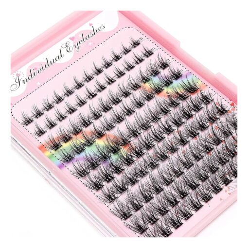 Bodermincer Lashes Clusters 14-16-18mm Mixed Lashes Extension Kit lashes clusters Lashes Wispy Eyelash Extension Individual Eyelash Bunche ( 14-16-18mm Mixed )