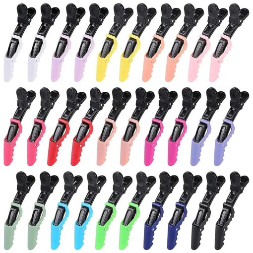 HH & LL 30pcs Alligator Styling Sectioning Hair Clips ( 15 Colors )