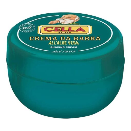 Cella Organic Aloe Vera Shaving Soap - 150g