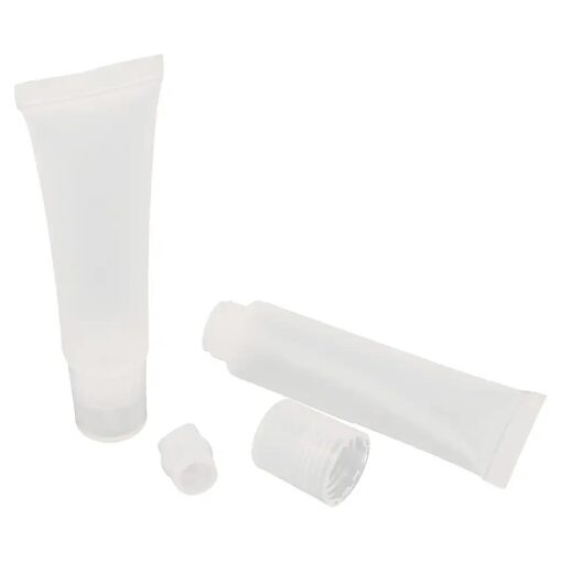 Honbay 10PCS 15ml Refillable Clear Empty Lip Gloss Balm Containers Soft Empty Tubes