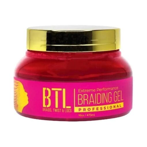 BTL Family size 16 Fl oz, BTL Professional BRAIDING GEL Extreme Performance LEVEL 5