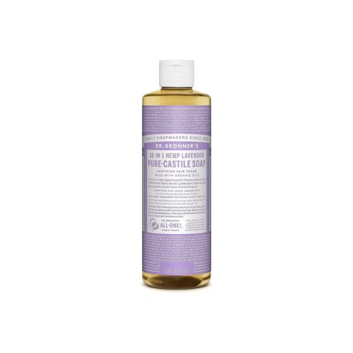 Dr. Bronner 's Magic Soap All One Csla16/76416 16 Oz Lavender Pure Castile Liquid Soaps