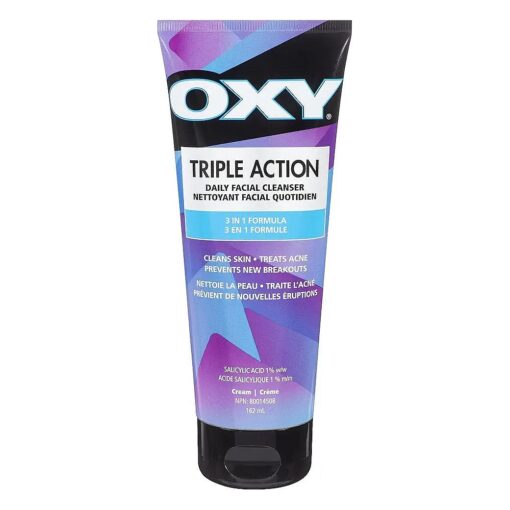 Oxy Triple Action Daily Facial Cleanser, 162ml