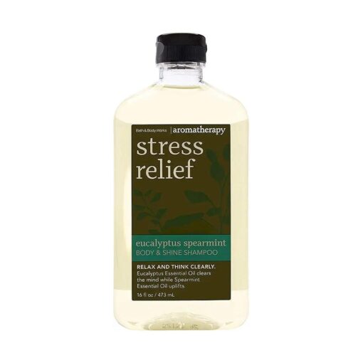 Bath & Body Works Stress Relief Eucalyptus Spearmint Body & Shine Shampoo 16 Fl Oz