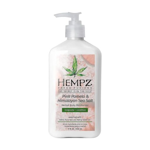 Hempz Fresh Fusions Pink Pomelo & Himalayan Sea Salt Herbal Body Moisturizer 17 oz