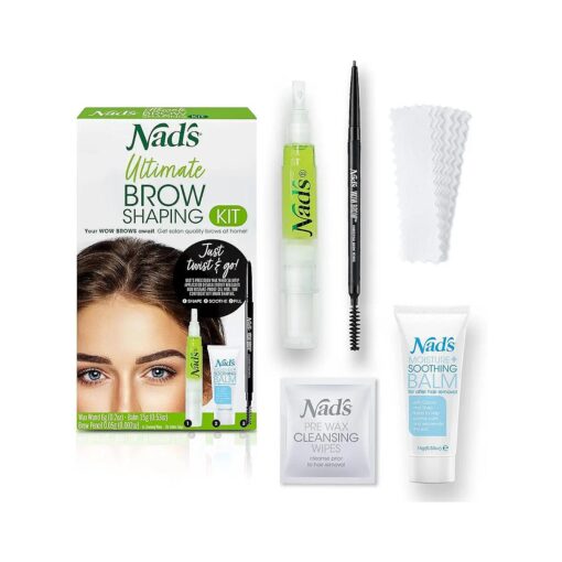 Nad 's Eyebrow Shaping Kit, 18 Piece Set