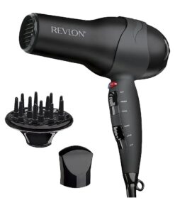 Revlon Turbo Hair Dryer | 1875 Watts of Maximum Shine, Fast Dry ( Black )