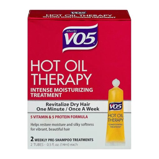 Alberto Vo5 Hot Oil Intense Conditioning Treatment, 0.5 Ounce, 2-count Tubes ( Pack of 3 )