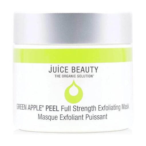 Juice Beauty Green Apple Peel Full Strength Exfoliating Mask, Bakuchiol, Natural, Vegan, Cruelty-Free- 2 Fl Oz