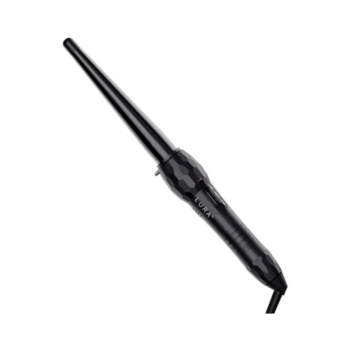 LURA Ceramic Tourmaline Coating Curling Wand, 1/2-1 Inch Barrel Hair Curler with 2 Heat Setting ( 320/410 ), Suitable for All Hair Types