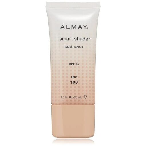 Almay Smart Shade Makeup with SPF 15, Light 100, 1-Ounce Tube