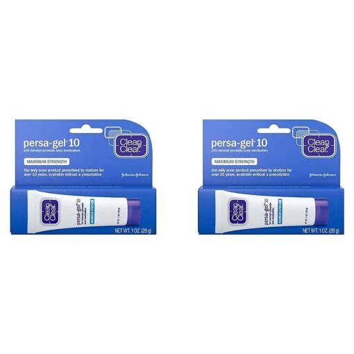 Clean & Clear, Persa-Gel 10 Acne Spot Treatment, Maximum Strength, 1 Oz ( Pack of 2 )