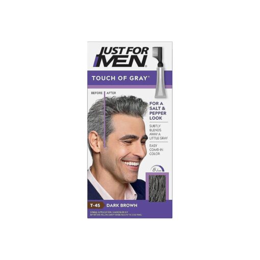 Touch of Gray Hair Treatment T-45 Dark Brown, 2 Pack